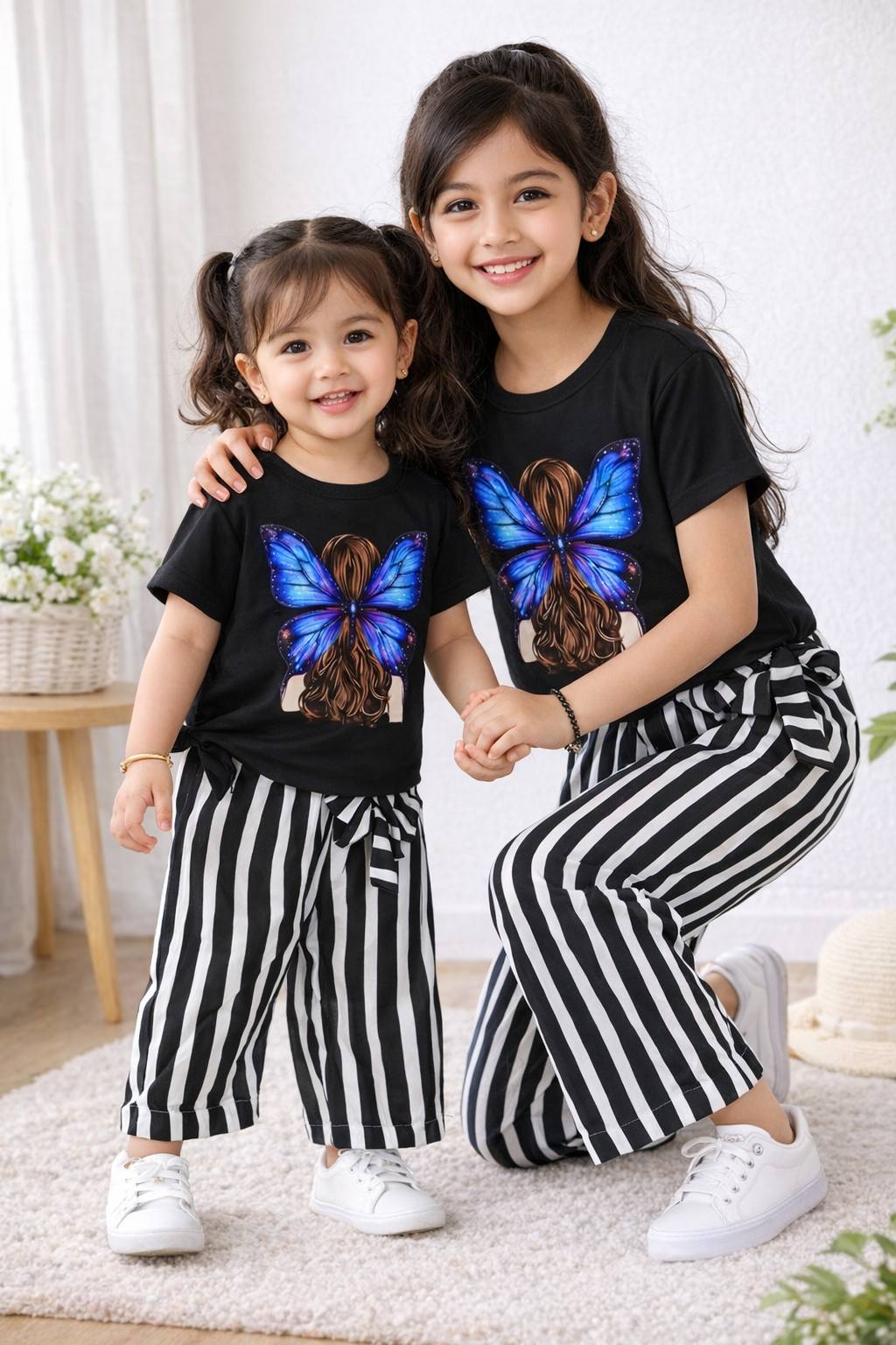 Girls T-Shirt & Long Pant Set